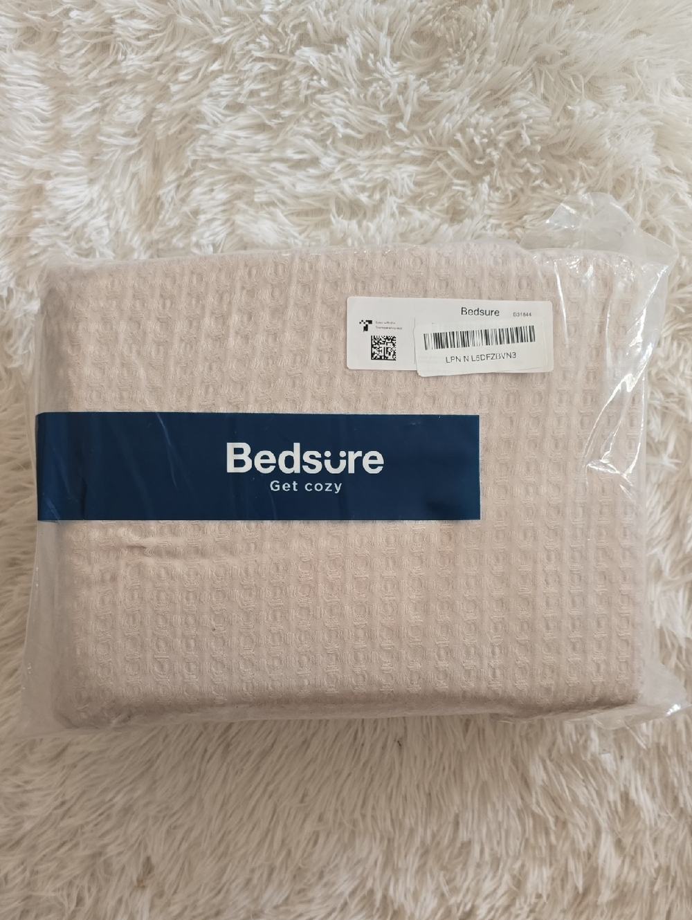 Bedsure Waffle Weave Duvet Cover Queen- Luxury, Soft & Breathable 3 Piece Set - Picture 10 of 11